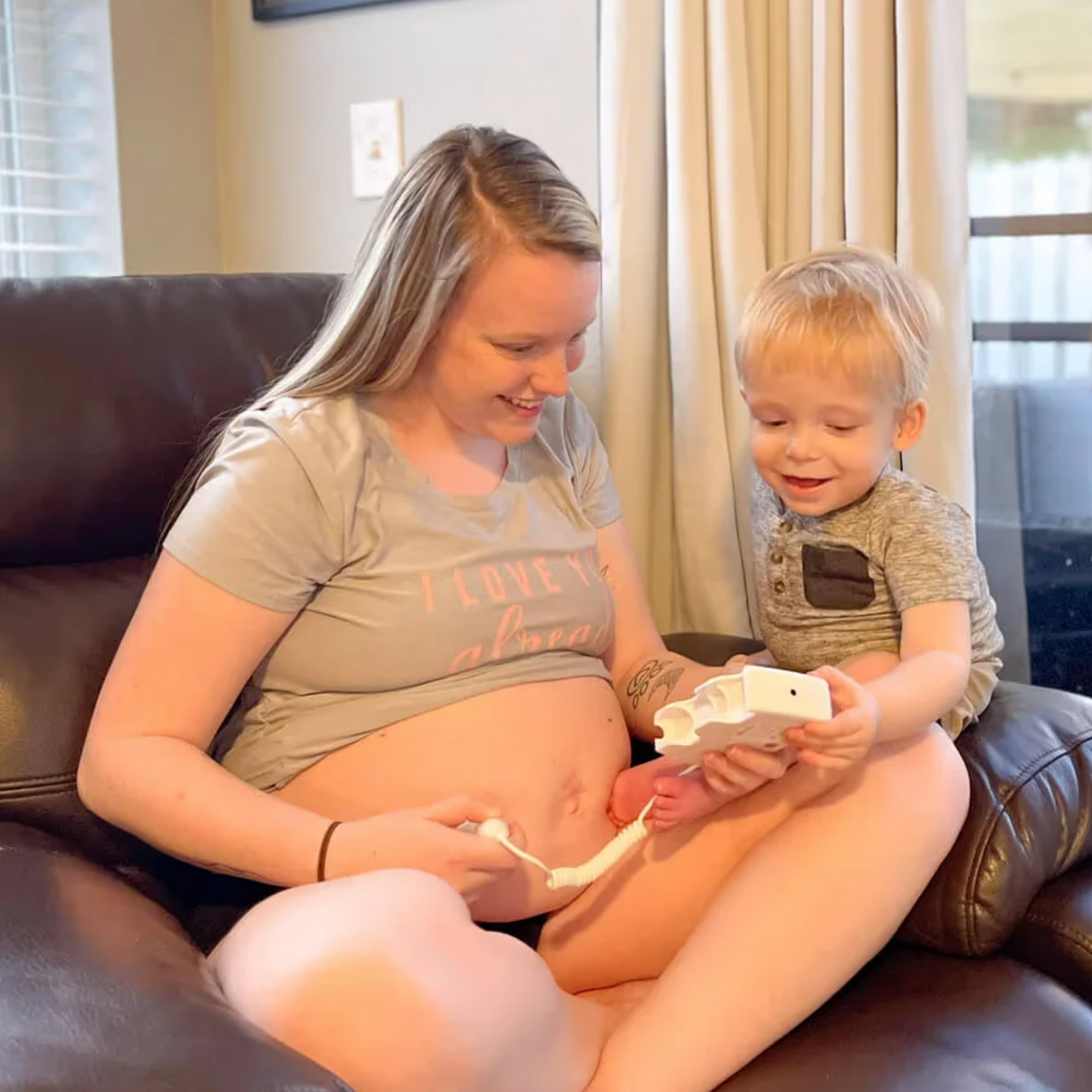 BabyDopplerᵀᴿ Fetal Doppler Cihazı – Ev Tipi Bebek Kalp Atışı Monitörü, Taşınabilir & Sıfır Radyasyon